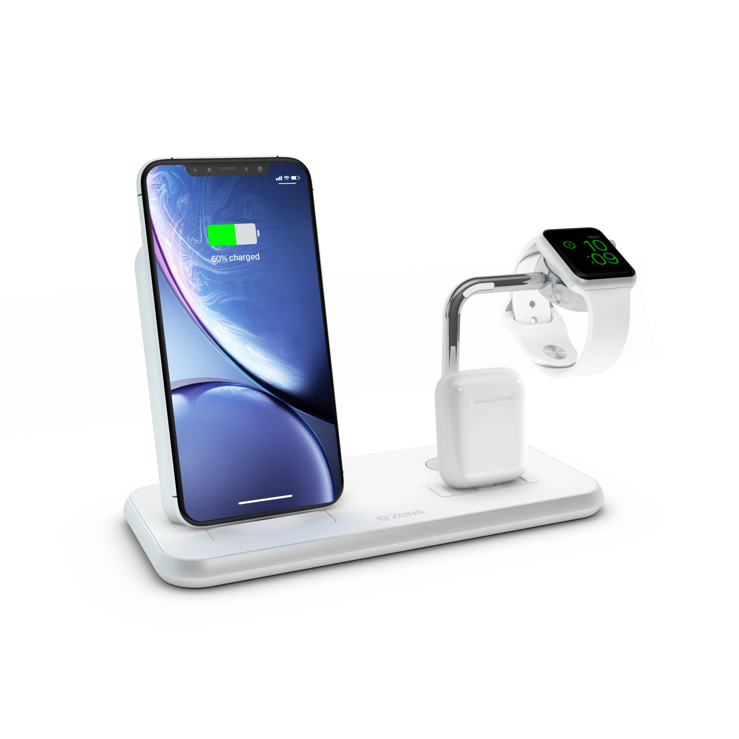 Stand + Dock + Watch Aluminium Wireless Charger - Image 2