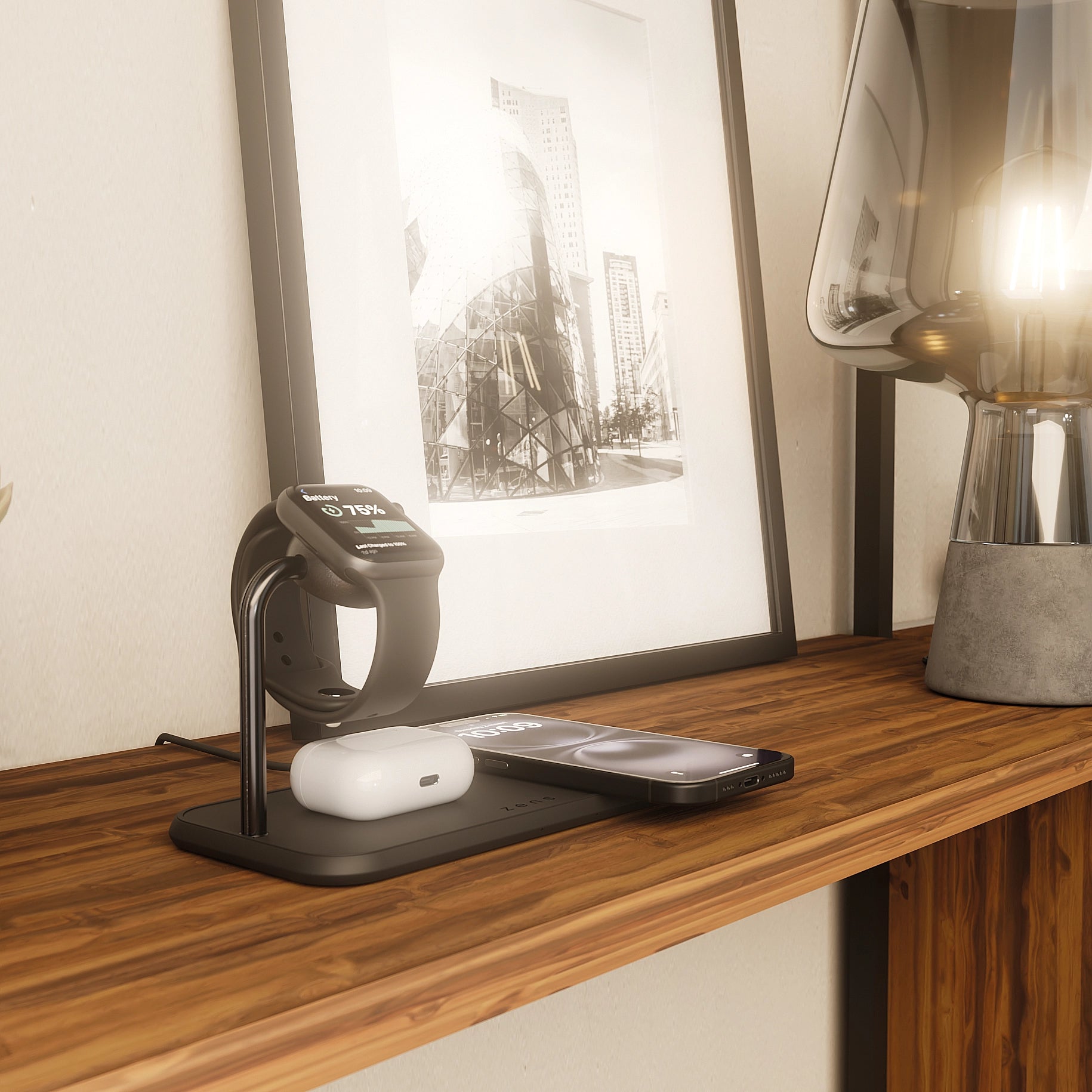 Dual+Watch Aluminium Wireless Charger - Image 5