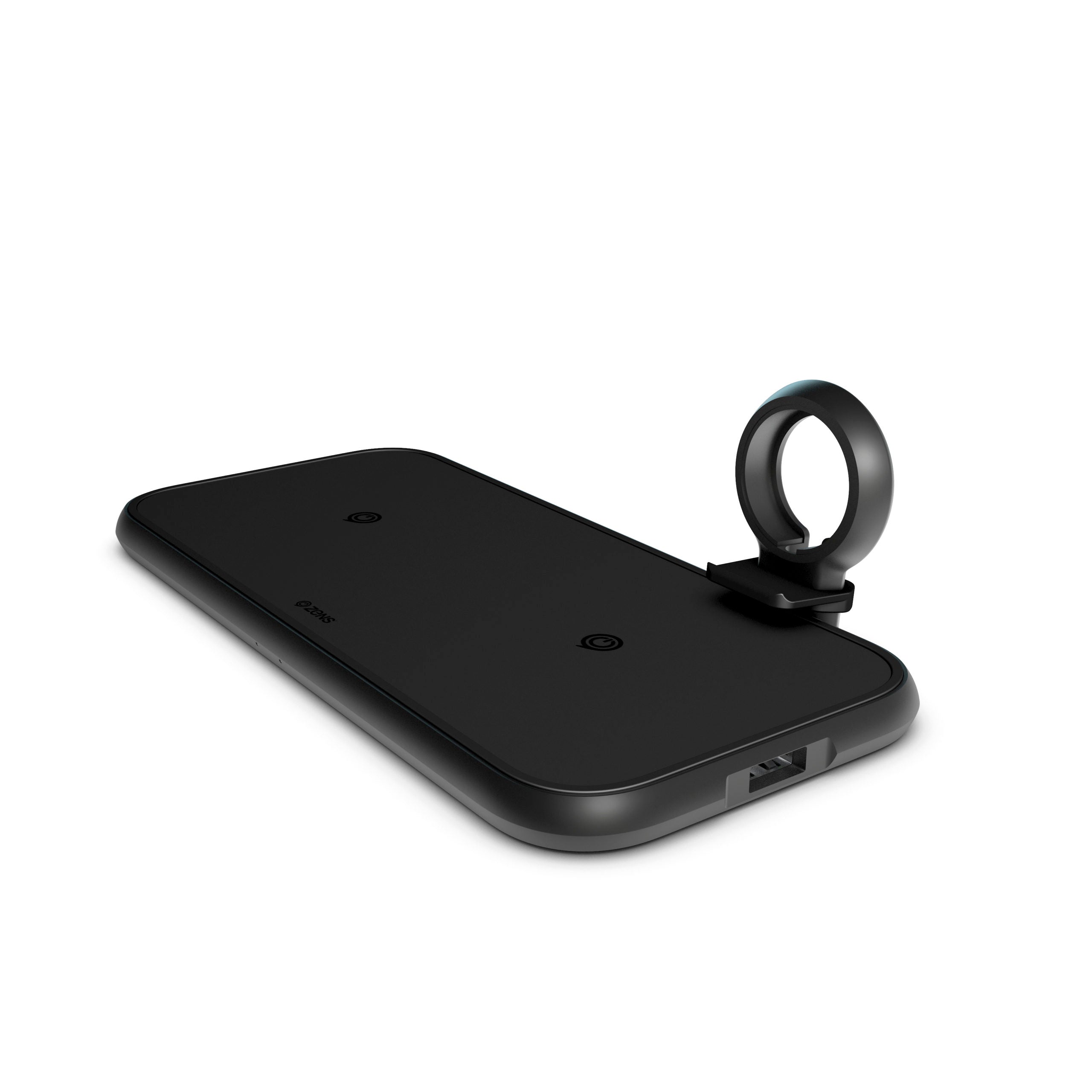 Aluminium Dual + Apple Watch Holder Wireless Charger - Image 3